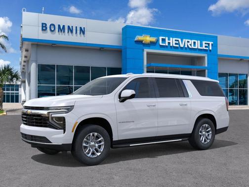 Summit White 2026 Chevrolet Suburban LS