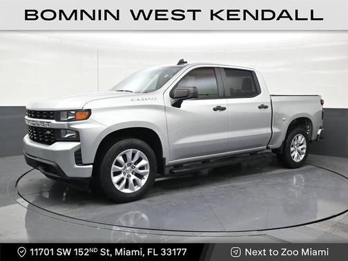 Silver Ice Metallic 2021 Chevrolet Silverado 1500 Custom