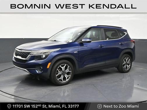 Dark Ocean Blue 2021 Kia Seltos EX