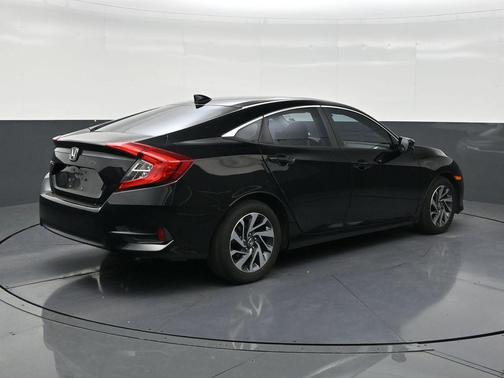 Black 2017 Honda Civic EX