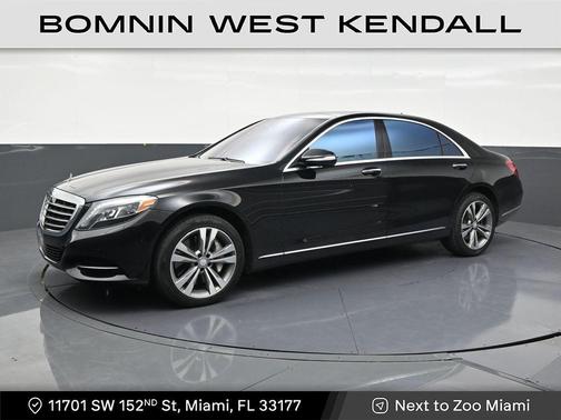 Black 2016 Mercedes-Benz S-Class 4MATIC