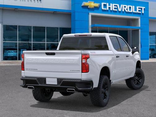 Summit White 2026 Chevrolet Silverado 1500 Custom Trail Boss