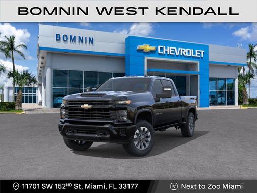 Black 2026 Chevrolet Silverado 2500 Custom