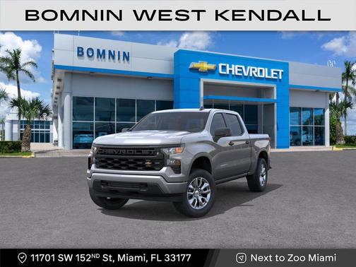Sterling Gray Metallic 2026 Chevrolet Silverado 1500 Custom