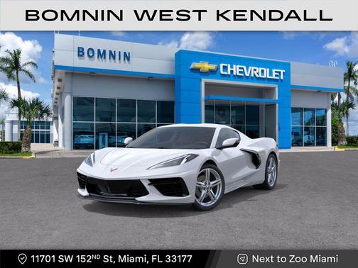Arctic White 2026 Chevrolet Corvette Stingray w/1LT