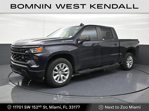 Dark Ash Metallic 2023 Chevrolet Silverado 1500 Custom
