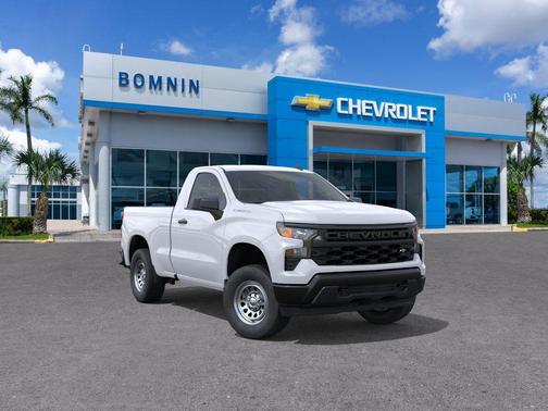 Summit White 2026 Chevrolet Silverado 1500 WT
