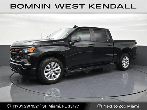Black 2024 Chevrolet Silverado 1500 Custom