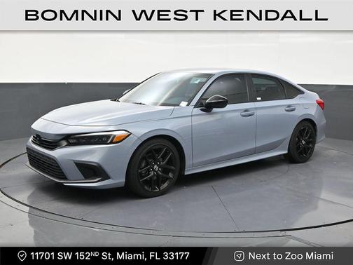 Gray 2023 Honda Civic Sport