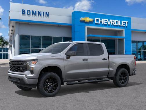 Sterling Gray Metallic 2026 Chevrolet Silverado 1500 Custom