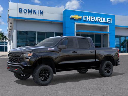 Black 2026 Chevrolet Silverado 1500 Custom Trail Boss