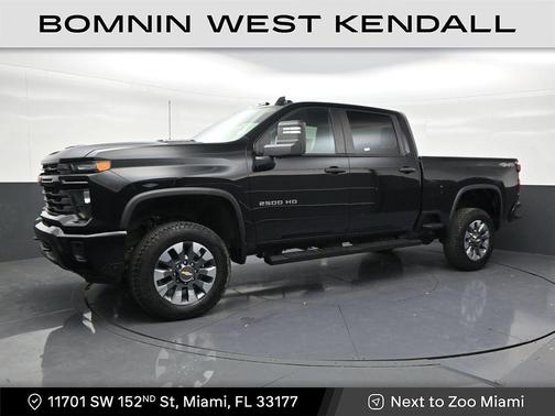 Black 2025 Chevrolet Silverado 2500 Custom