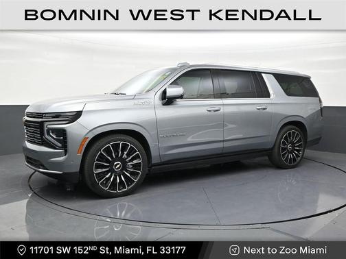 Sterling Gray Metallic 2025 Chevrolet Suburban 4WD High Country