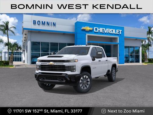 Summit White 2026 Chevrolet Silverado 2500 Custom