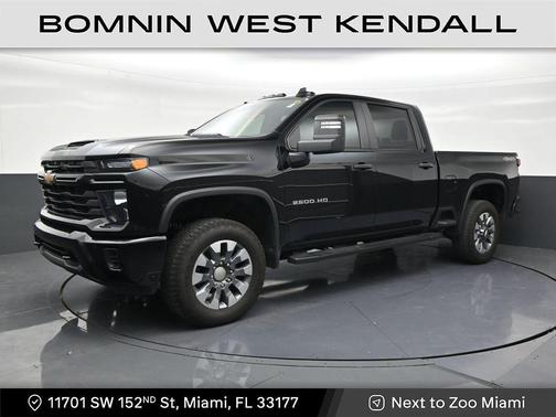 Black 2025 Chevrolet Silverado 2500 Custom