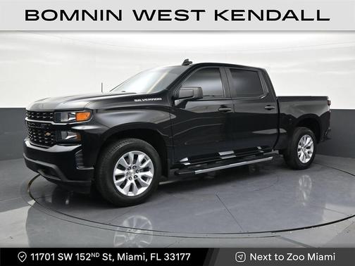 Black 2021 Chevrolet Silverado 1500 Custom