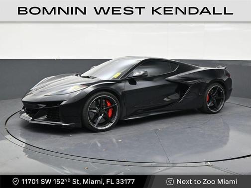 Black 2025 Chevrolet Corvette E-Ray RWD Coupe 1LZ