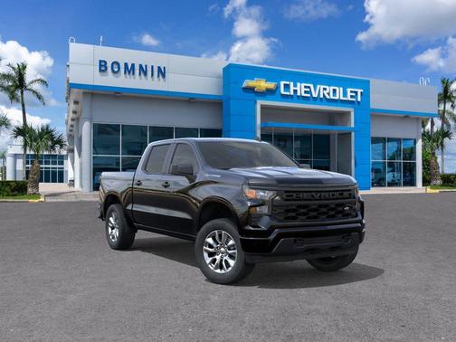 Black 2026 Chevrolet Silverado 1500 Custom