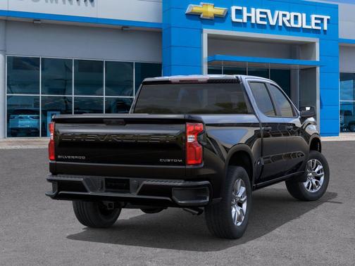 Black 2026 Chevrolet Silverado 1500 Custom