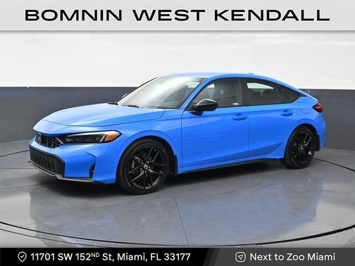 Boost Blue Pearl 2025 Honda Civic Sport