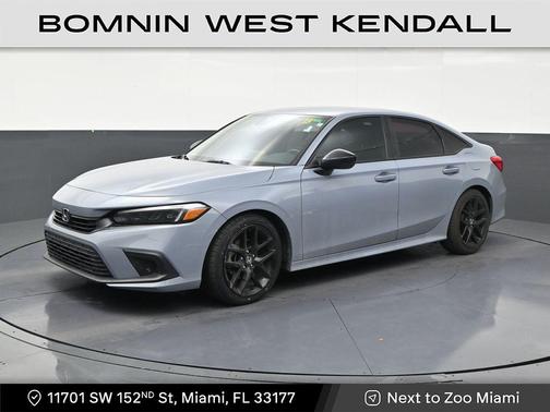 Gray 2024 Honda Civic Sport
