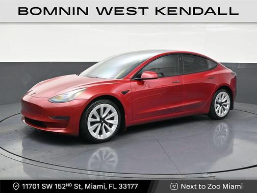 Red Multi-Coat 2022 Tesla Model 3 Standard Range