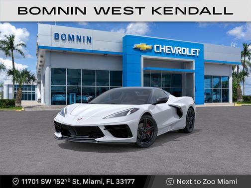 Arctic White 2026 Chevrolet Corvette Stingray w/1LT