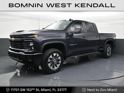 Dark Ash Metallic 2024 Chevrolet Silverado 2500 Custom