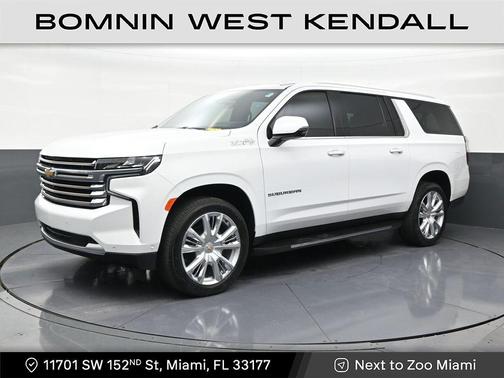 Summit White 2024 Chevrolet Suburban 2WD High Country