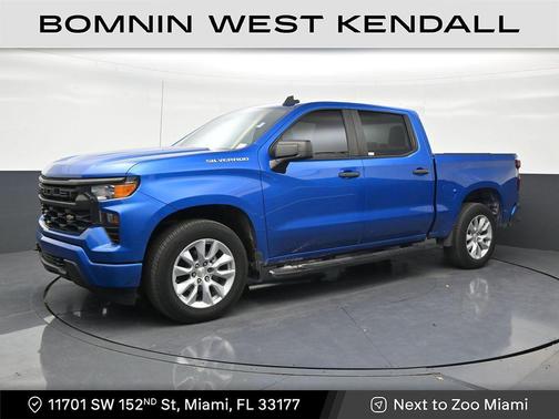 Glacier Blue Metallic 2023 Chevrolet Silverado 1500 Custom