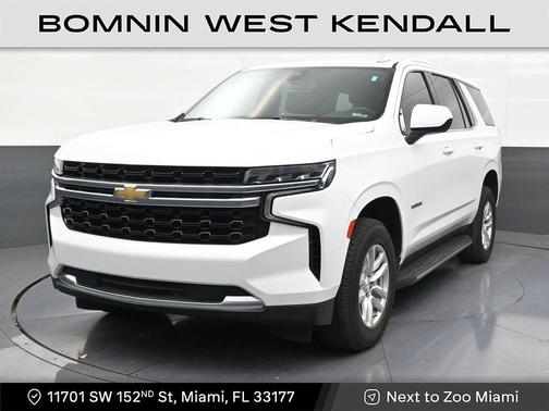 Summit White 2021 Chevrolet Tahoe LS