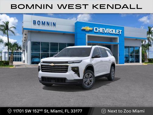 Summit White 2026 Chevrolet Traverse LT