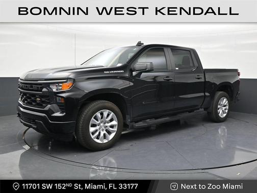 Black 2024 Chevrolet Silverado 1500 Custom