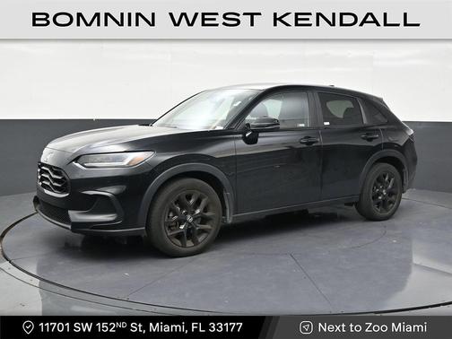Crystal Black Pearl 2024 Honda HR-V Sport