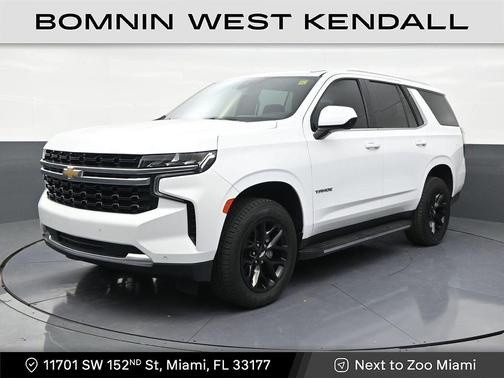Summit White 2022 Chevrolet Tahoe LS
