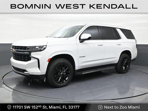Summit White 2022 Chevrolet Tahoe LS