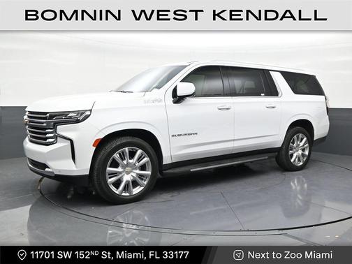 Summit White 2022 Chevrolet Suburban 2WD High Country