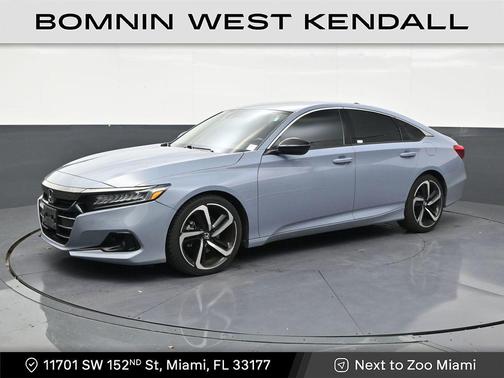 Sonic Gray Pearl 2022 Honda Accord Sport SE 1.5T