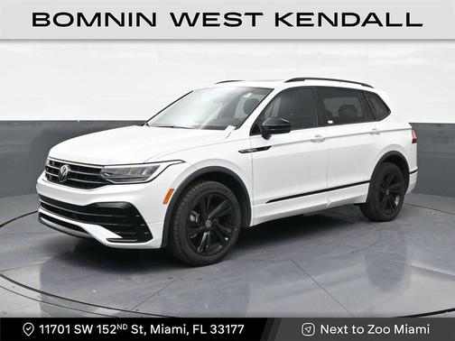 Opal White 2024 Volkswagen Tiguan 2.0T SE R-Line Black