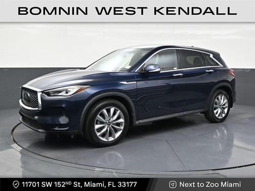 Hermosa Blue 2022 INFINITI QX50 PURE