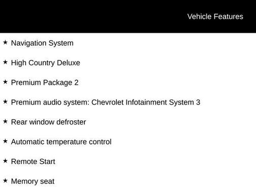 2022 Chevrolet Tahoe 4WD High Country