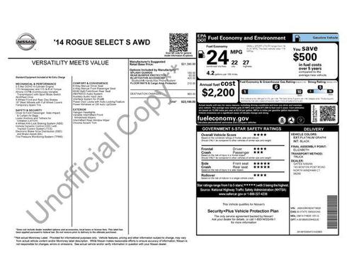 2014 Nissan Rogue Select S