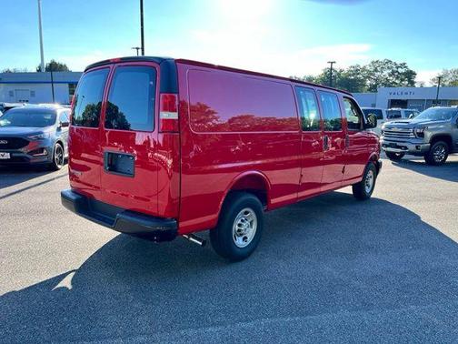 Red Hot 2026 Chevrolet Express 3500 3500 Extended Wheelbase, WT, RWD