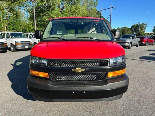 Red Hot 2026 Chevrolet Express 3500 3500 Extended Wheelbase, WT, RWD
