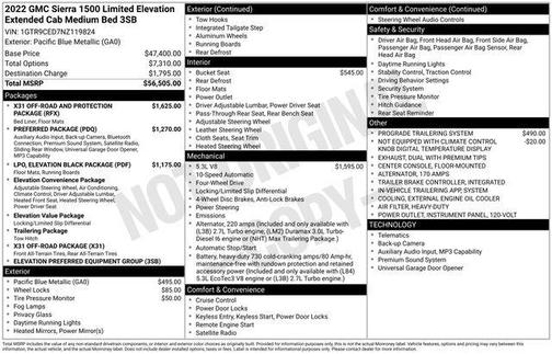 2022 GMC Sierra 1500 Elevation