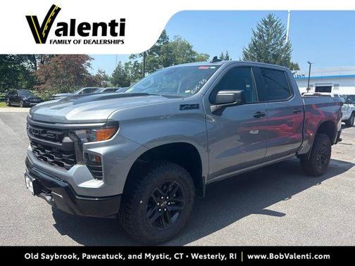 Sterling Gray Metallic 2026 Chevrolet Silverado 1500 Custom Trail Boss
