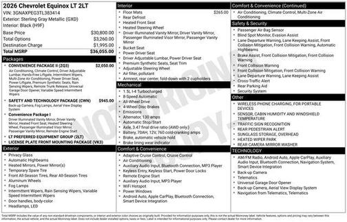2026 Chevrolet Equinox 1LT