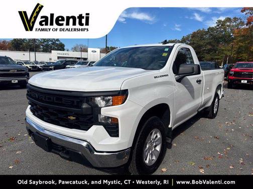 Summit White 2025 Chevrolet Silverado 1500 WT