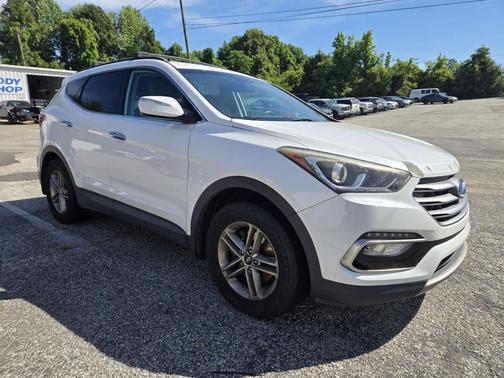 Pearl White 2018 Hyundai Santa Fe Sport 2.4L