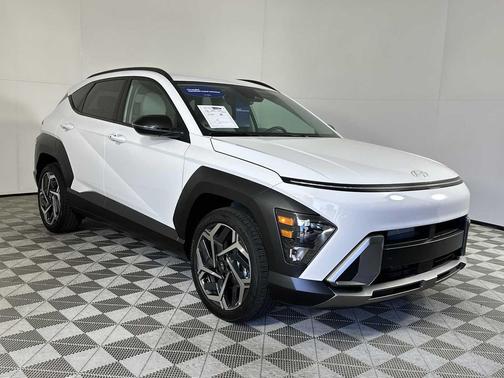Atlas White 2026 Hyundai KONA SEL Premium